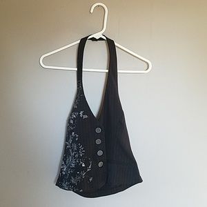 Brown Halter Vest